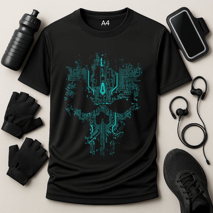 Circuit Skull Performance Shirt