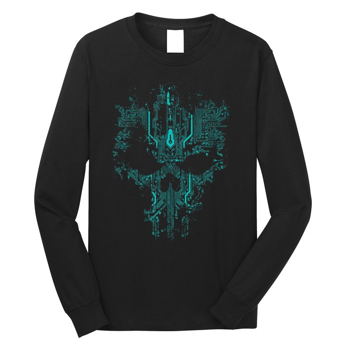 Circuit Skull Long Sleeve Shirt