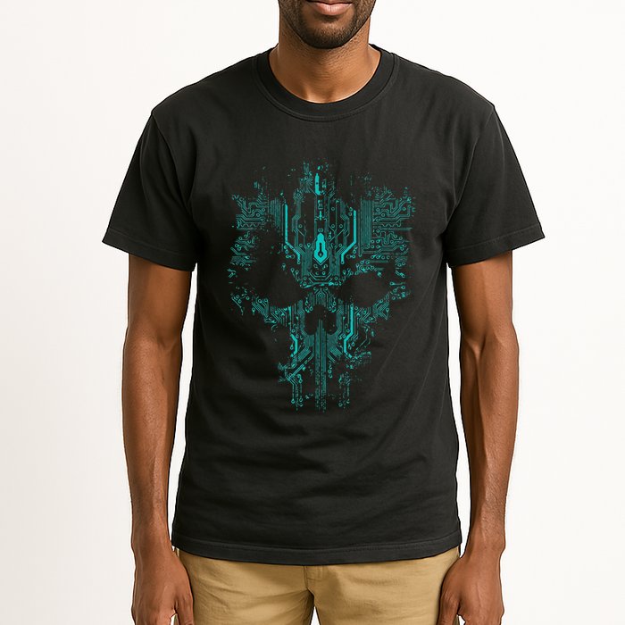 Circuit Skull Tall T-Shirt