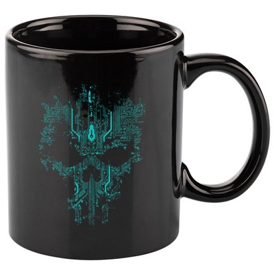 Circuit Skull 11oz C Handle Ceramic Mug