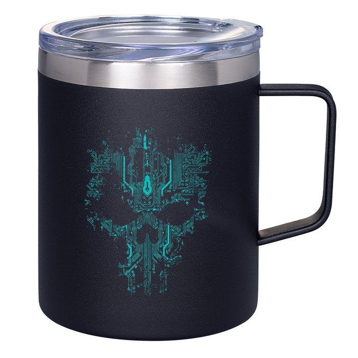 Circuit Skull 12oz Stainless Steel Coffee Mug