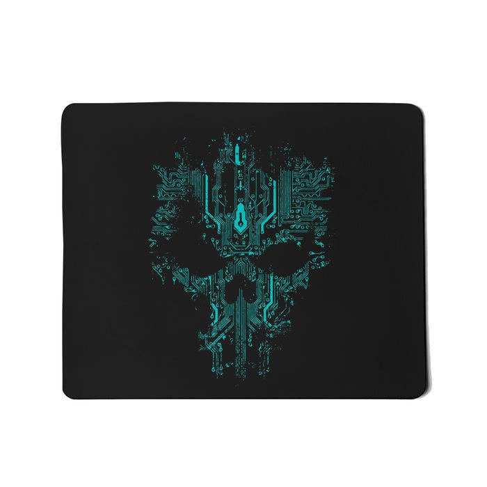 Circuit Skull Mousepad