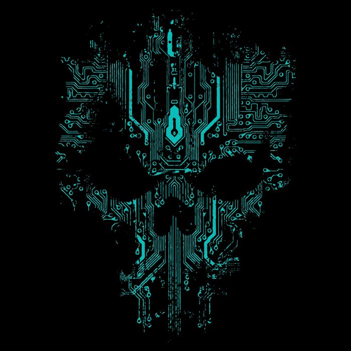 Circuit Skull Mousepad