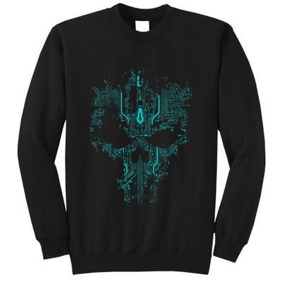 Circuit Skull Tall Sweatshirt