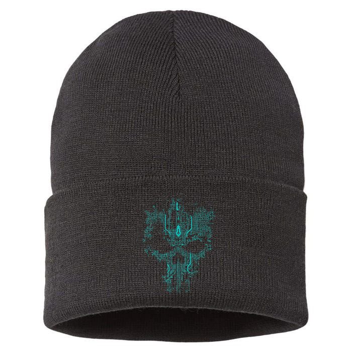 Circuit Skull Sustainable Knit Beanie