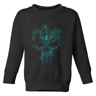 Circuit Skull Toddler Sweatshirt