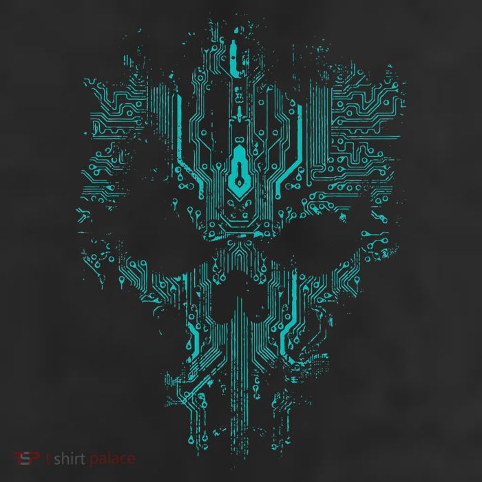 Circuit Skull Trucker Hat