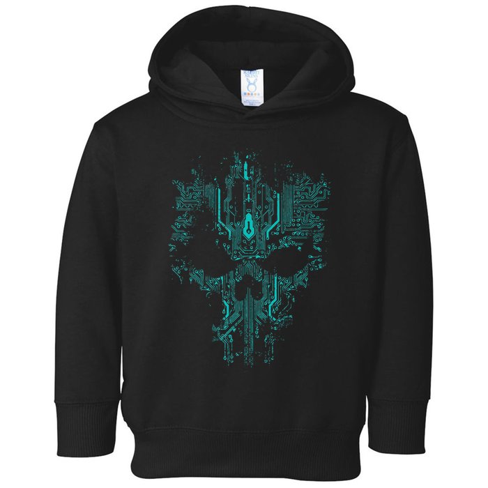 Circuit Skull Toddler Hoodie