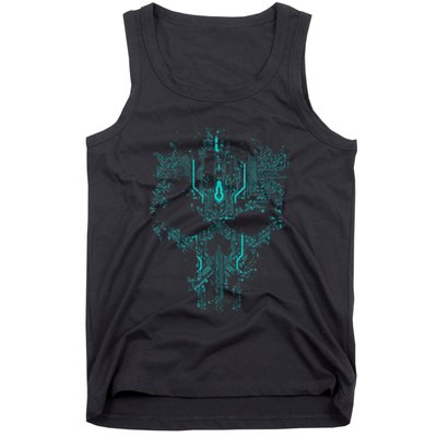 Circuit Skull Tank Top