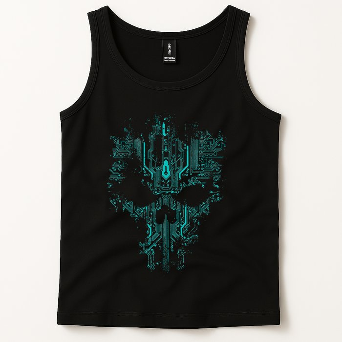 Circuit Skull Tank Top