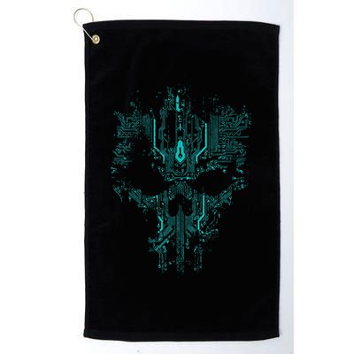 Circuit Skull Golf Towel