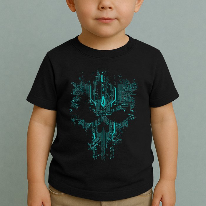 Circuit Skull Toddler T-Shirt