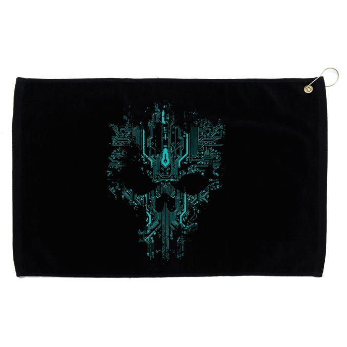 Circuit Skull Grommeted Golf Towel