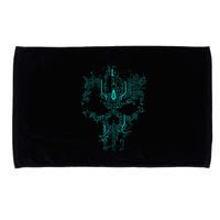 Circuit Skull Microfiber Hand Towel
