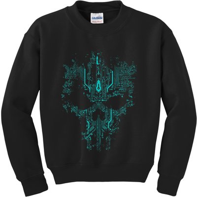 Circuit Skull Kids Sweatshirt