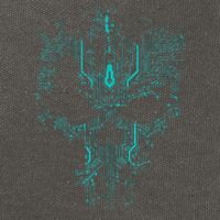 Circuit Skull Cotton Canvas Backpack