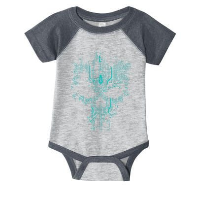Circuit Skull Infant Baby Jersey Bodysuit