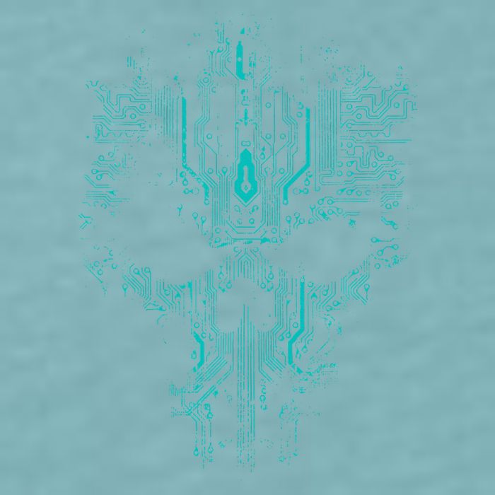 Circuit Skull Sueded Cloud Jersey T-Shirt