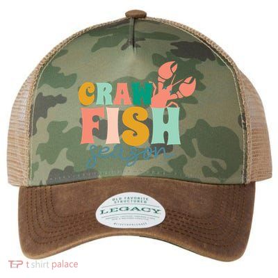 Crawfish Season Crawfish Junkie Cajun Lobster Gift Legacy Tie Dye Trucker Hat