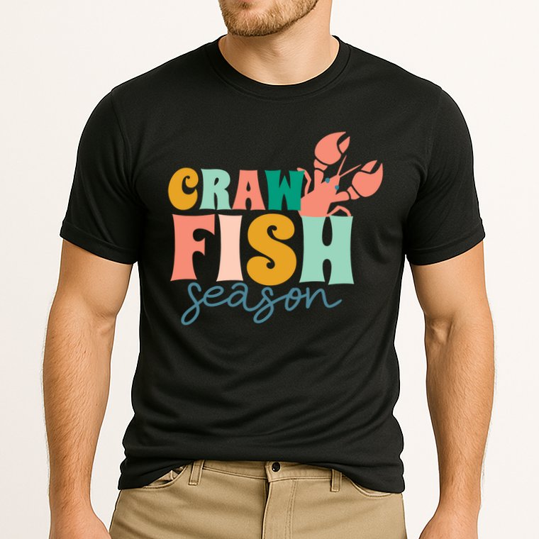 Crawfish Season Crawfish Junkie Cajun Lobster Gift Cooling Performance Crew T-Shirt