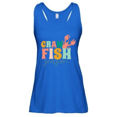 Crawfish Season Crawfish Junkie Cajun Lobster Gift Ladies Essential Flowy Tank