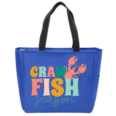 Crawfish Season Crawfish Junkie Cajun Lobster Gift Zip Tote Bag
