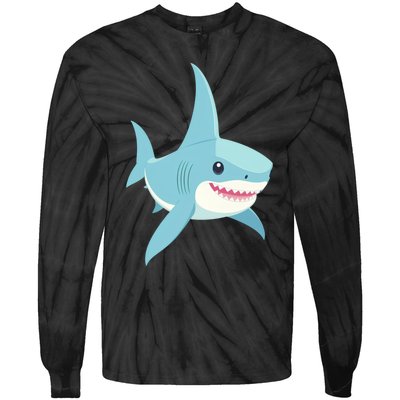 Cute Shark Tie-Dye Long Sleeve Shirt