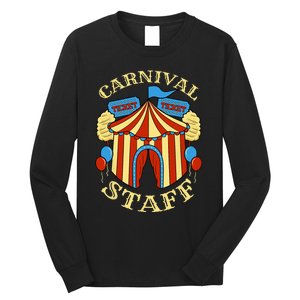 Carnival Staff Circus Event Security Ringmaster Lover Gift Long Sleeve Shirt