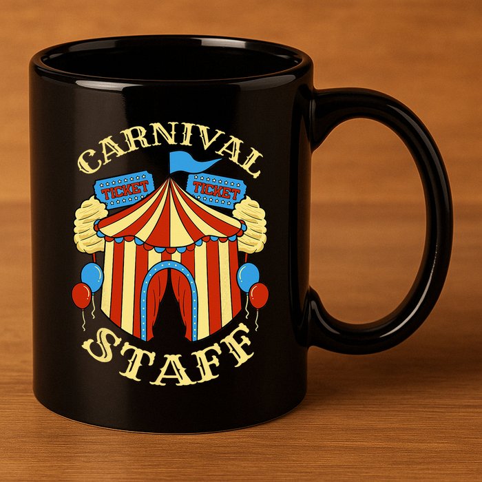 Carnival Staff Circus Event Security Ringmaster Lover Gift 11oz C Handle Ceramic Mug