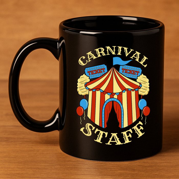 Carnival Staff Circus Event Security Ringmaster Lover Gift 11oz C Handle Ceramic Mug