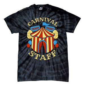 Carnival Staff Circus Event Security Ringmaster Lover Gift Tie-Dye T-Shirt