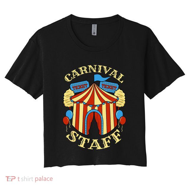 Carnival Staff Circus Event Security Ringmaster Lover Gift Crop Top