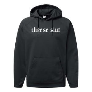 Cheese Slut Performance Fleece Hoodie