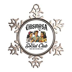 Chismosa Social Club Metallic Star Ornament