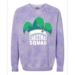 Christmas Squad Christmas Holiday Funny Family Matching Colorblast Crewneck Sweatshirt