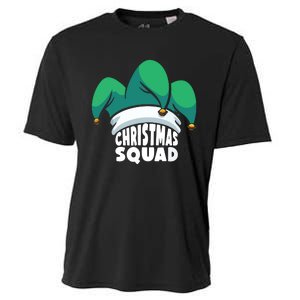 Christmas Squad Christmas Holiday Funny Family Matching Cooling Performance Crew T-Shirt