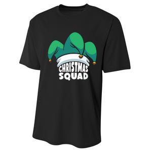 Christmas Squad Christmas Holiday Funny Family Matching Performance Sprint T-Shirt