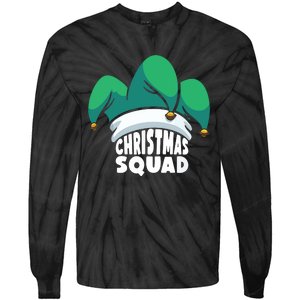 Christmas Squad Christmas Holiday Funny Family Matching Tie-Dye Long Sleeve Shirt