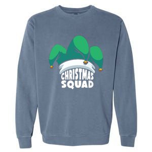 Christmas Squad Christmas Holiday Funny Family Matching Garment-Dyed Sweatshirt