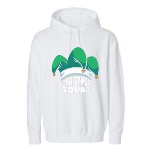 Christmas Squad Christmas Holiday Funny Family Matching Garment-Dyed Fleece Hoodie