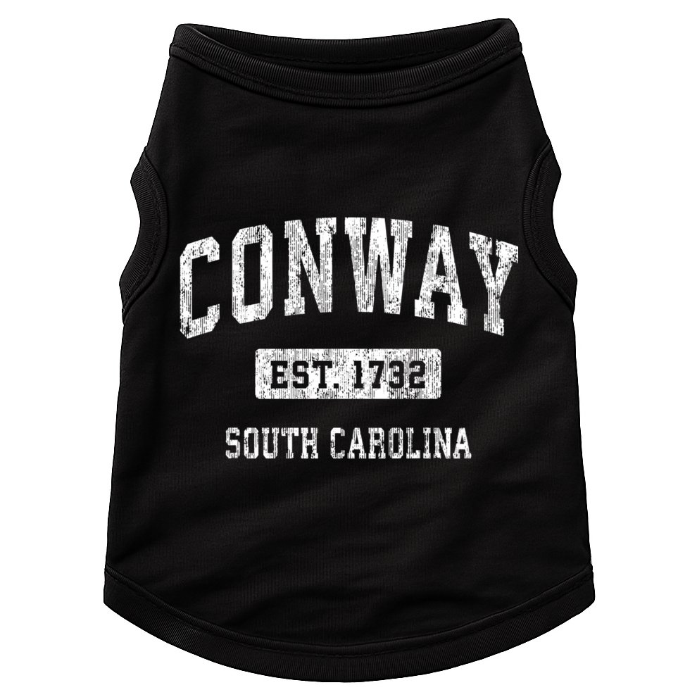Conway South Carolina Sc Vintage Sports Doggie Tank
