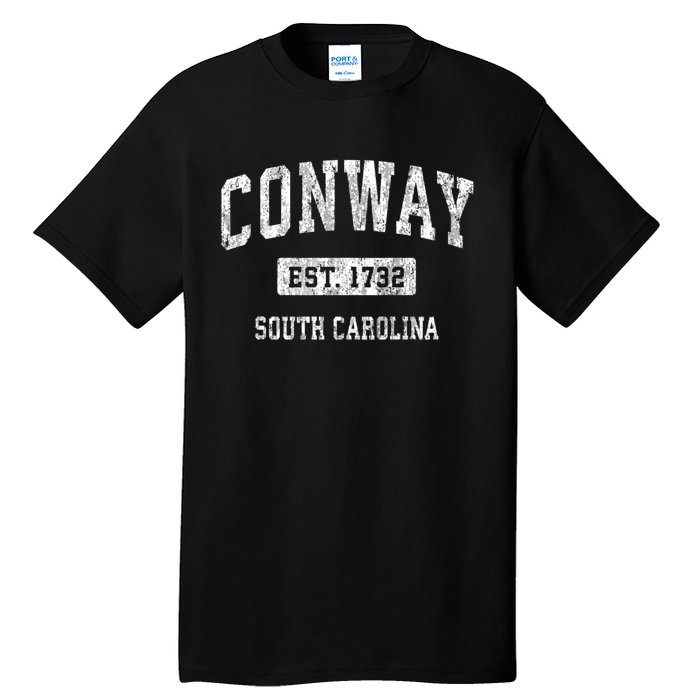 Conway South Carolina Sc Vintage Sports Tall T-Shirt