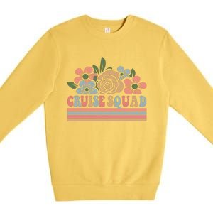 Cruise Squad Cool Summer Vacation Premium Crewneck Sweatshirt