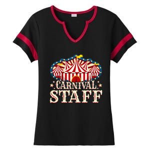 Carnival Staff Ladies Halftime Notch Neck Tee