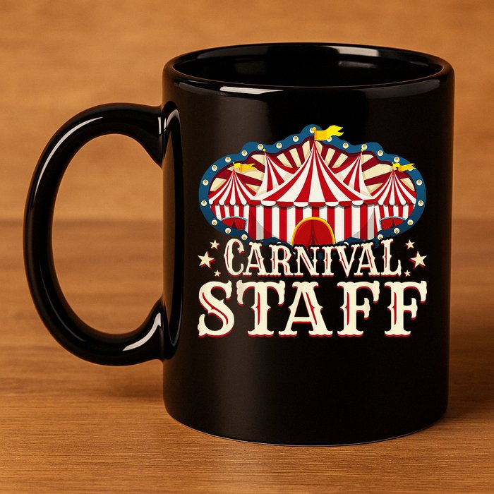 Carnival Staff 11oz C Handle Ceramic Mug