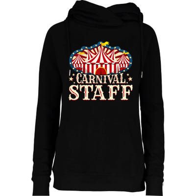 Carnival Staff Womens Funnel Neck Pullover Hood