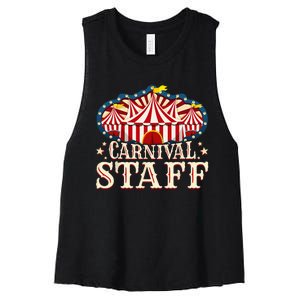 Carnival Staff Women's Racerback Cropped Tank