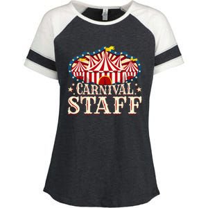 Carnival Staff Enza Ladies Jersey Colorblock Tee