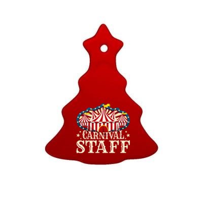 Carnival Staff Ceramic Tree Ornament