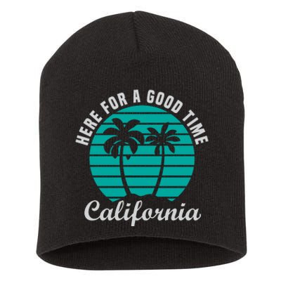 California Sunset Short Acrylic Beanie